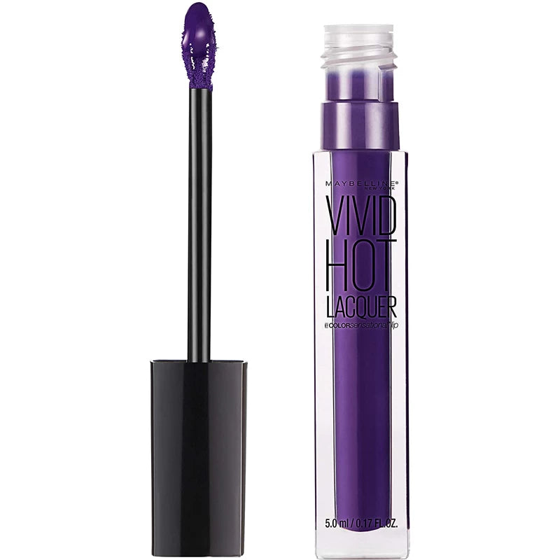 Maybelline Vivid Hot Lacquer Lip Gloss 78 Royal X 3