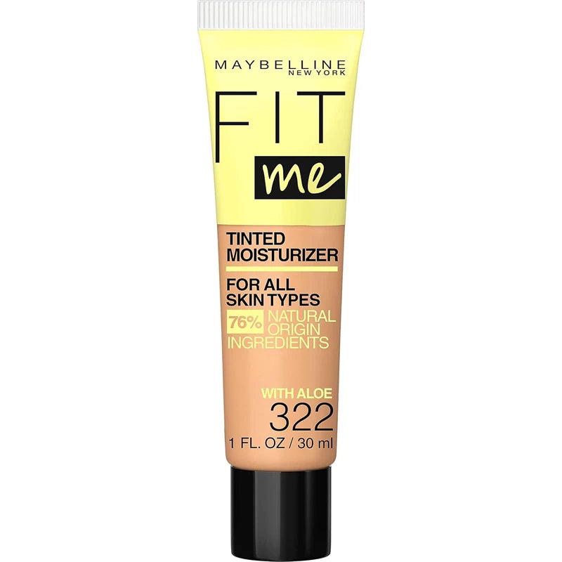 Maybelline Fit Me Tinted Moisturizer Face Makeup 322 X 4