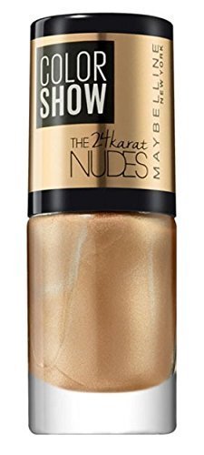 Maybelline Color Show 24 Karat Nudes Nail Polish 474 Gilded In Gold