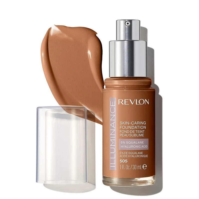 Revlon Illuminance Skin-Caring Liquid Foundation 505 Rich Sand X 6