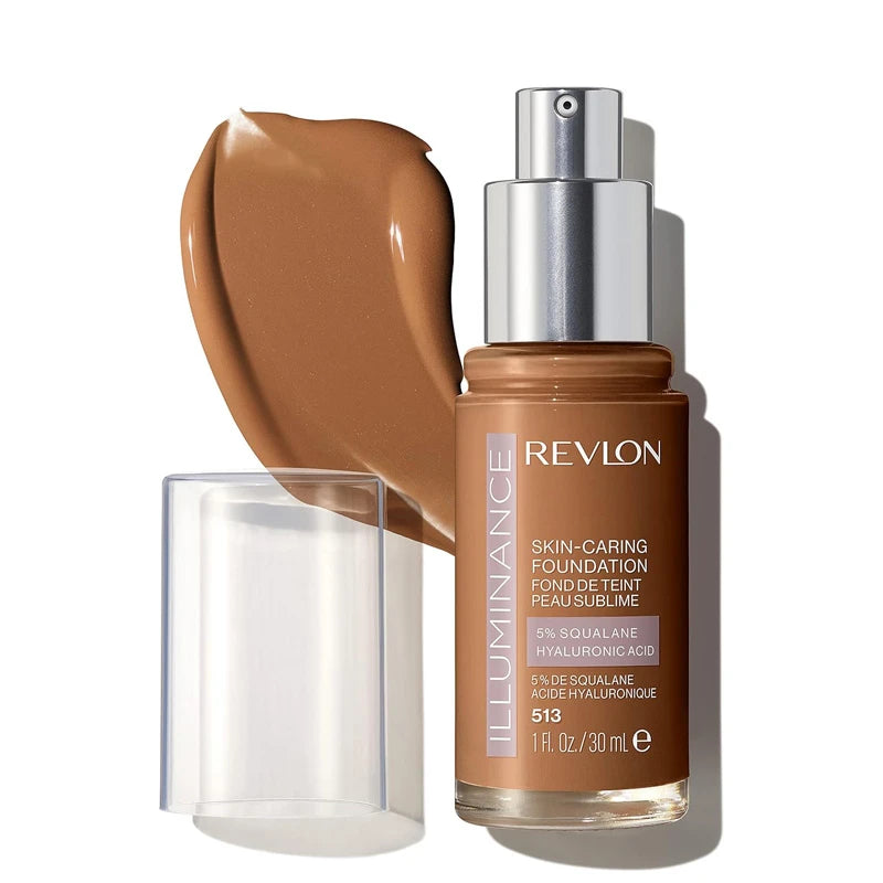 Revlon Illuminance Skin-Caring Liquid Foundation 513 Brown Suede X 6