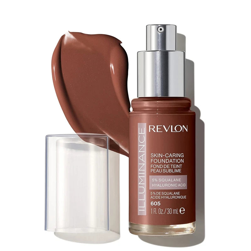 Revlon Illuminance Skin-Caring Liquid Foundation 605 Rich Mahogany X 6