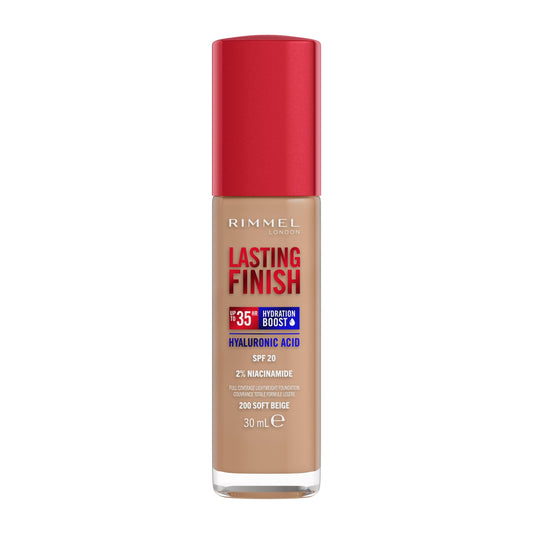 Rimmel Lasting Finish 35HR Hydrating Boost Foundation 200 Soft Beige