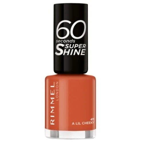 Rimmel London 60 Seconds Super Shine Nail Polish 411 A Lil Cheeky