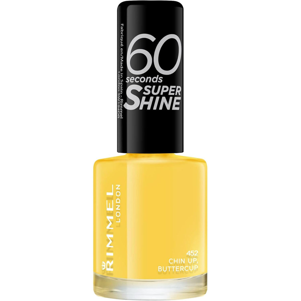 Rimmel 60 Seconds Super Shine Nail Polish 452 Chin Up Buttercup