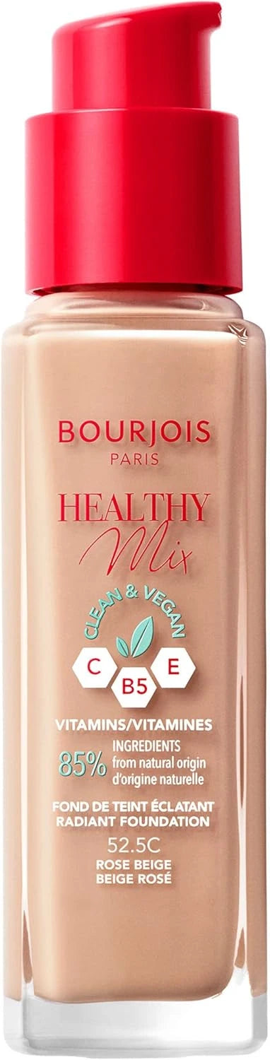 Bourjois Healthy Mix Clean & Vegan Foundation 52.5C Rose Beige X 3