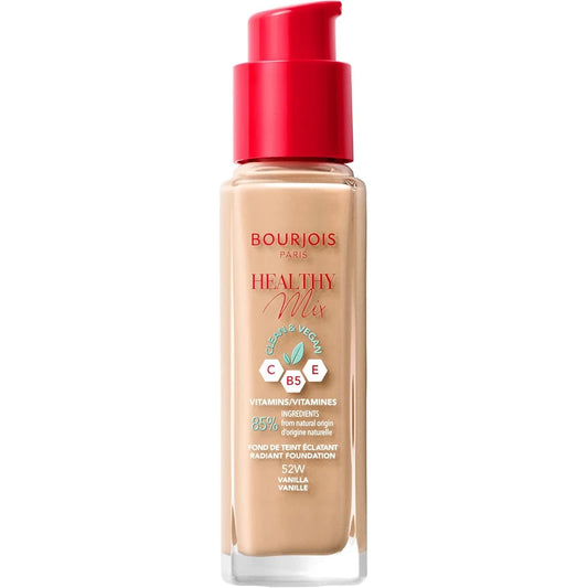 Bourjois Healthy Mix Clean & Vegan Foundation 52W Vanilla X 3