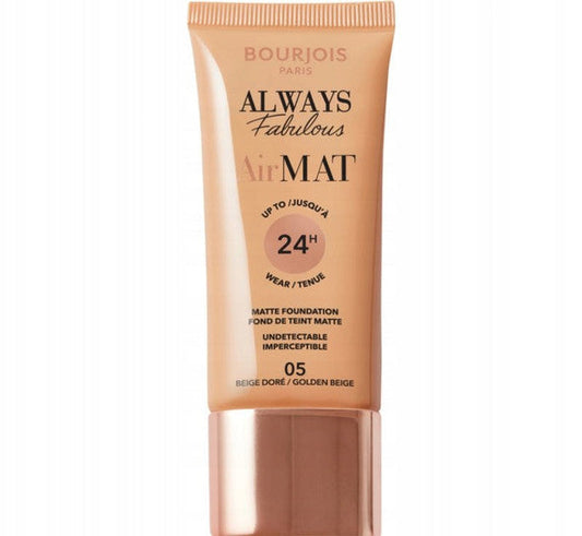 Bourjois Always Fabulous Air Mat Foundation Matte Finish 05 Golden Beige