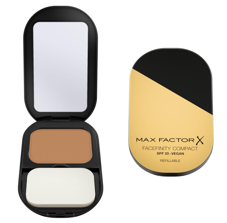 Max Factor Facefinity Compact Powder Foundation SPF 20 Vegan 083 Warm Toffee