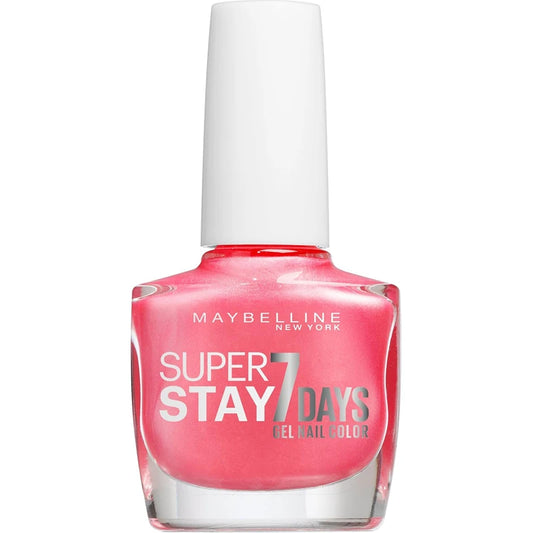 Maybelline Superstay 7 Days Nail Polish 01 Tornado Rose X 6