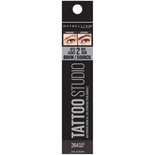Maybelline Tattoo Brow Waterproof Gel 264 Black X 4