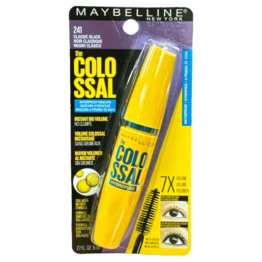 Maybelline The Colossal Mascara 241 Classic Black Waterproof X 6