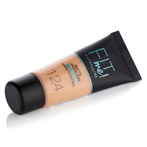 Maybelline Fit Me Foundation Matte & Poreless 124 Soft Sand