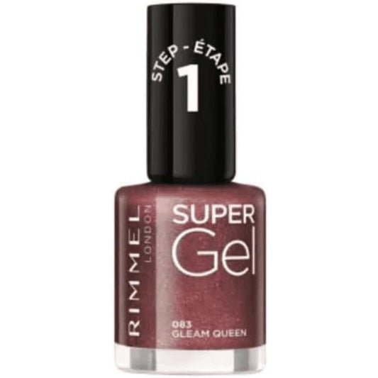 Rimmel Super Gel Nail Polish 083 Gleam Queen X 6