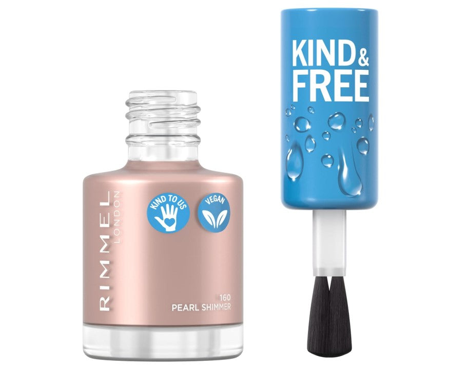 Rimmel London Kind & Free Nail Polish 160 Pearl Shimmer