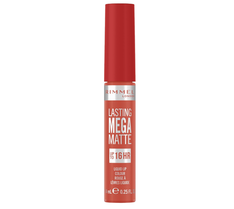 Rimmel London Lasting Mega Matte 16HR Liquid Lipstick 600 Coral Sass